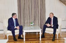 Президент Ильхам Алиев принял делегацию компании CISCO (ФОТО) (версия 2)