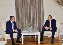 Президент Ильхам Алиев принял делегацию компании CISCO (ФОТО)