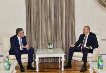 Президент Ильхам Алиев принял делегацию компании CISCO (ФОТО) (версия 2)