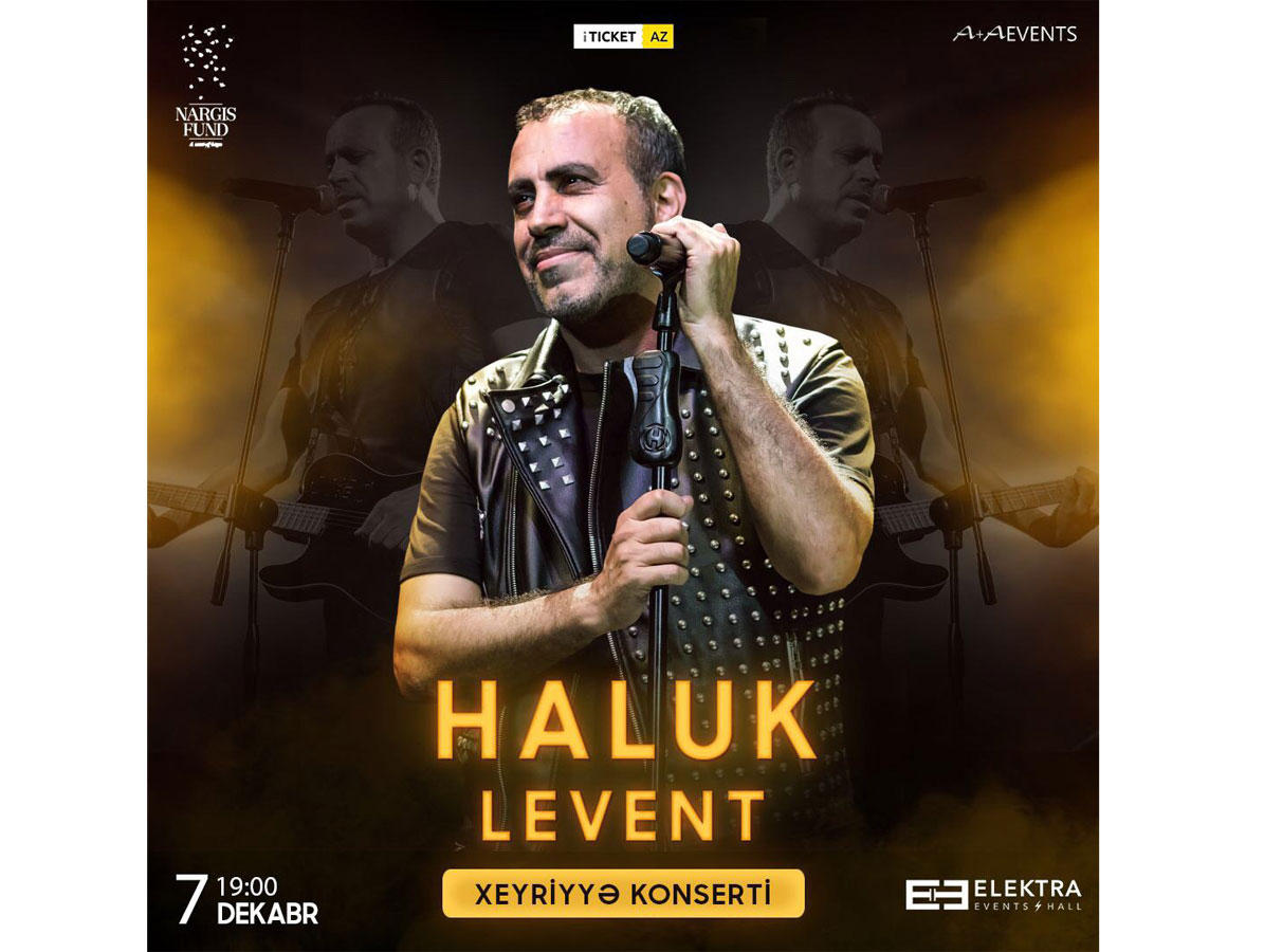 Халюк Левент проведет благотворительный концерт в Баку (ВИДЕО)