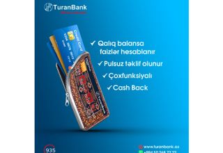 TuranBankdan çoxfunksiyalı kart!