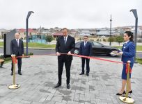 Azerbaijani president attends opening of ASAN Hayat complex in Shamakhi (PHOTO)