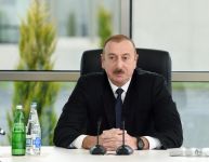 Azerbaijani president attends opening of ASAN Hayat complex in Shamakhi (PHOTO)