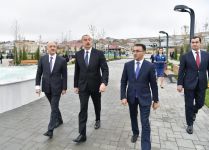 Azerbaijani president attends opening of ASAN Hayat complex in Shamakhi (PHOTO)