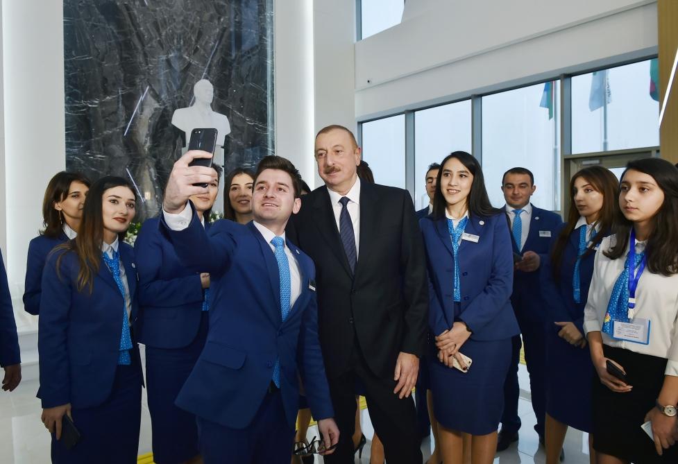 Azerbaijani president attends opening of ASAN Hayat complex in Shamakhi (PHOTO)