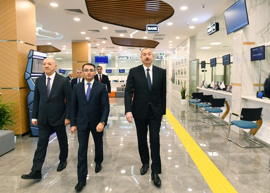 Azerbaijani president attends opening of ASAN Hayat complex in Shamakhi (PHOTO)