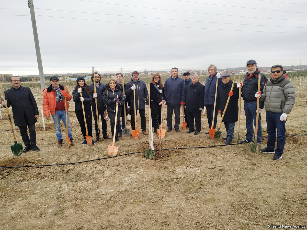People's artist: Tree planting campaign in Azerbaijan has become real celebration of humanism (PHOTO)