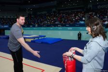 Milli Gimnastika Arenasında Azərbaycan Gimnastika Federasiyasının Birinci estafet yarışları keçirilir (FOTO/VİDEO)