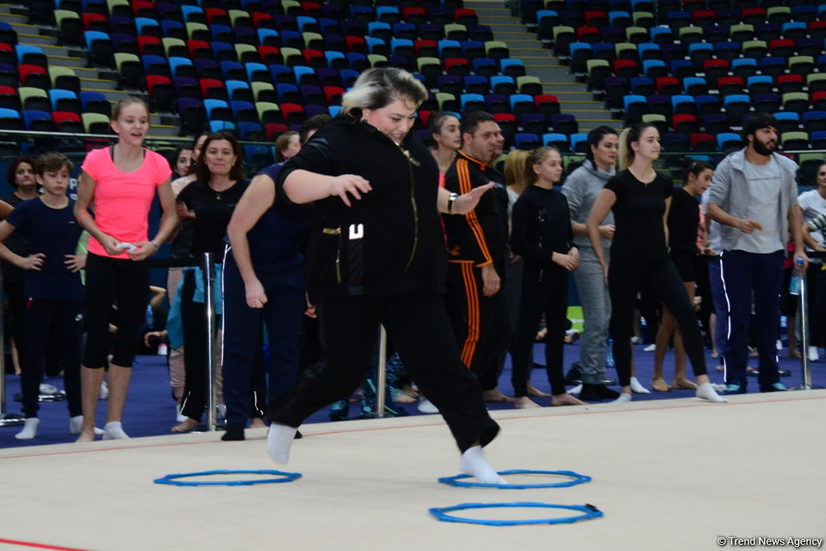 Milli Gimnastika Arenasında Azərbaycan Gimnastika Federasiyasının Birinci estafet yarışları keçirilir (FOTO/VİDEO)