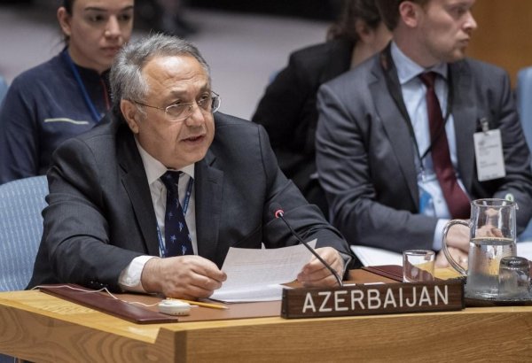 Постпред Азербайджана при ООН выступил в дискуссиях в Совбезе ООН (ФОТО)