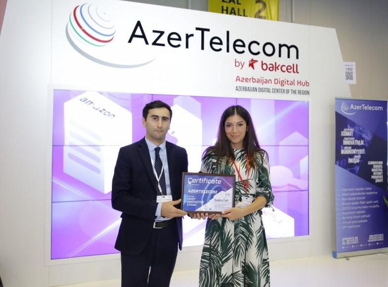 Стенд компании AzerTelecom был выбран самым инновативным стендом выставки “Bakutel-2019” (ФОТО)
