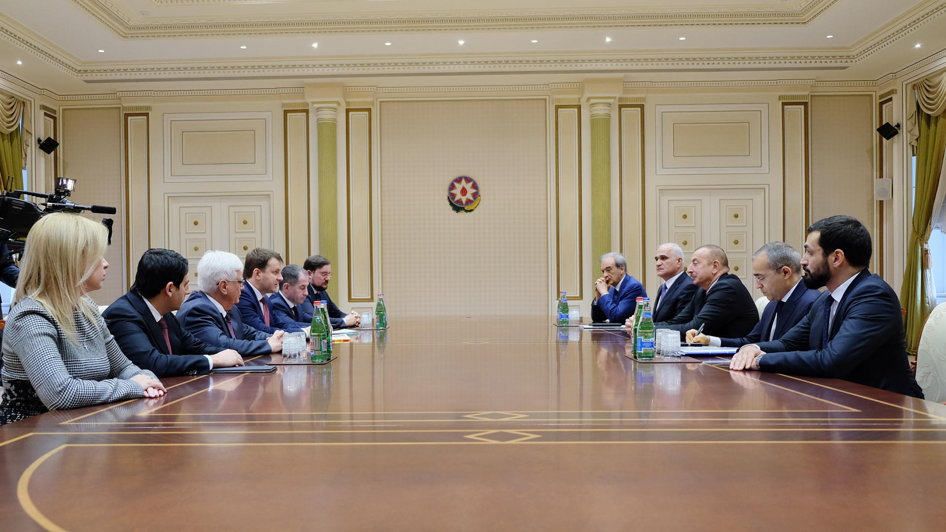 Президент Ильхам Алиев принял делегацию во главе с министром экономического развития России (ФОТО) (версия 2)