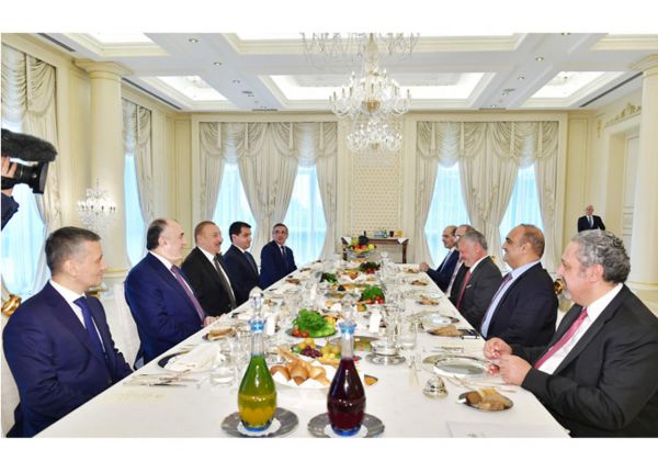 President Ilham Aliyev and King Abdullah II of Jordan had working dinner (PHOTO)