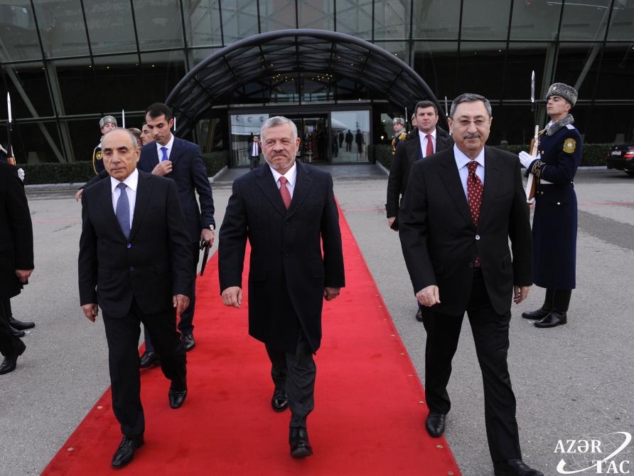 King Abdullah II of Jordan completes official visit to Azerbaijan (PHOTO)