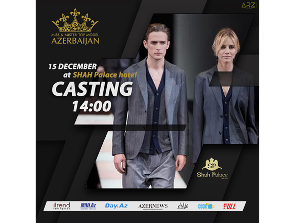 В Баку пройдет кастинг Miss&Mister Top Model Azerbaijan 2020
