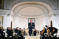 В Филармонии прошел вечер, посвященный памяти общенационального лидера Гейдара Алиева (ФОТО)