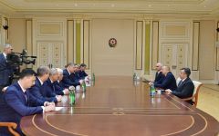 Президент Ильхам Алиев принял губернатора Астраханской области (ФОТО)