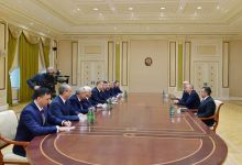 Azerbaijani president receives delegation led by governor of Russia's Astrakhan region (PHOTO)