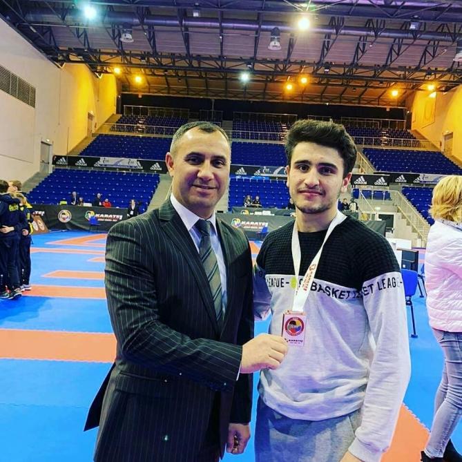 Karateçilərimiz İtaliyada Premyer Liqa turnirində 4-cü medalını qazanıb (FOTO)