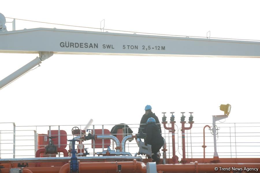 “Laçın” tankeri Xəzərdən kənar hövzələrə yükləri daşıyacaq (FOTO)