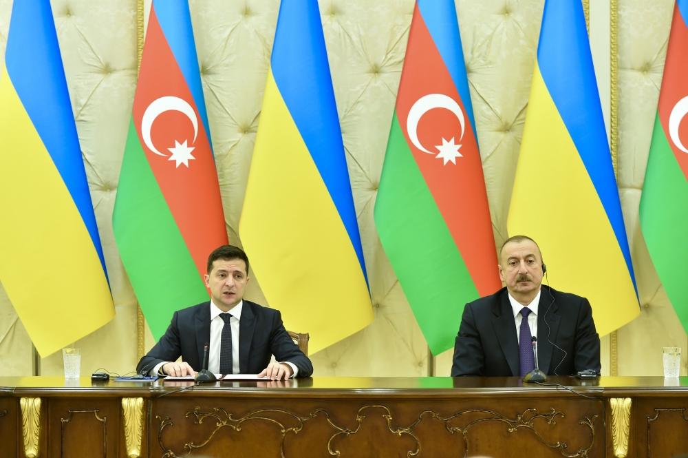 Владимир Зеленский: Азербайджан и Украина поддерживают друг друга в вопросе восстановления территориальной целостности и суверенитета наших стран