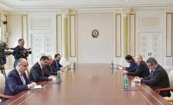 Президент Ильхам Алиев принял председателя Великого национального собрания Турции (ФОТО)