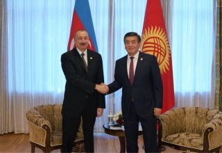 Kyrgyz president Jeenbekov congratulates President of Azerbaijan Ilham Aliyev