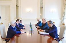 Президент Ильхам Алиев принял делегацию во главе с  министром экономического развития России (ФОТО) (версия 2)