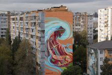 Дома Баку украсил один из лучших художников Европы: Нас просто заваливали фруктами (ФОТО)
