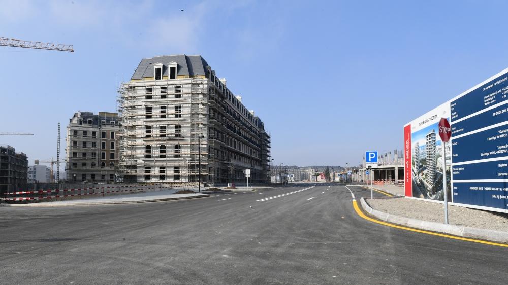 Президент Ильхам Алиев принял участие в открытии Центральной бульварной улицы в «Баку Белый город» (ФОТО) (Версия 2)