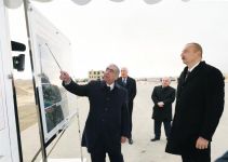 Президент Ильхам Алиев ознакомился со строительством новой автодороги Баку-Губа-госграница России (ФОТО)