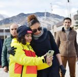 President Ilham Aliyev, First Lady Mehriban Aliyeva view work done at Shahdag Tourism Center (PHOTO/VIDEO) (UPDATE)