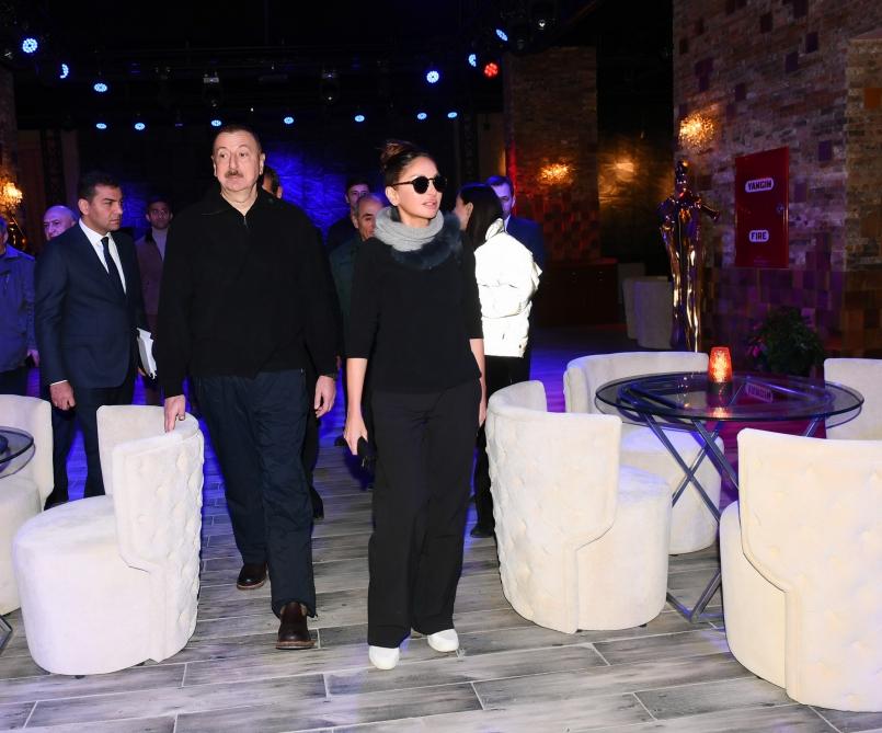 Президент Ильхам Алиев и Первая леди Мехрибан Алиева ознакомились с работами, проведенными в туристическом центре «Шахдаг» (ФОТО/ВИДЕО)