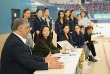 Gənclər və İdman Naziri Milli Gimnastika Arenasında qonaq olub (FOTO)