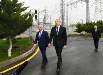 Президент Ильхам Алиев принял участие в открытии подстанций «Мушфиг» и «Забрат» (ФОТО) (версия 3)