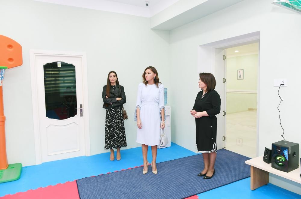 First Vice-President Mehriban Aliyeva viewed conditions created at reconstructed Children's Psycho-Neurological Center (PHOTO)