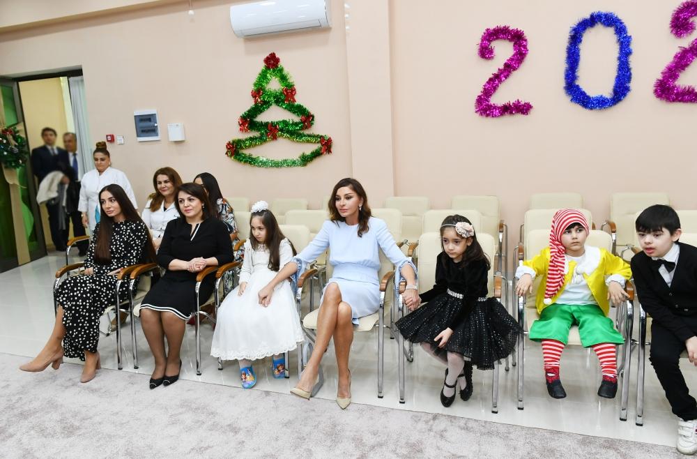 Первый вице-президент Мехрибан Алиева ознакомилась с условиями, созданными после капитального ремонта в Детском психоневрологическом центре (ФОТО)