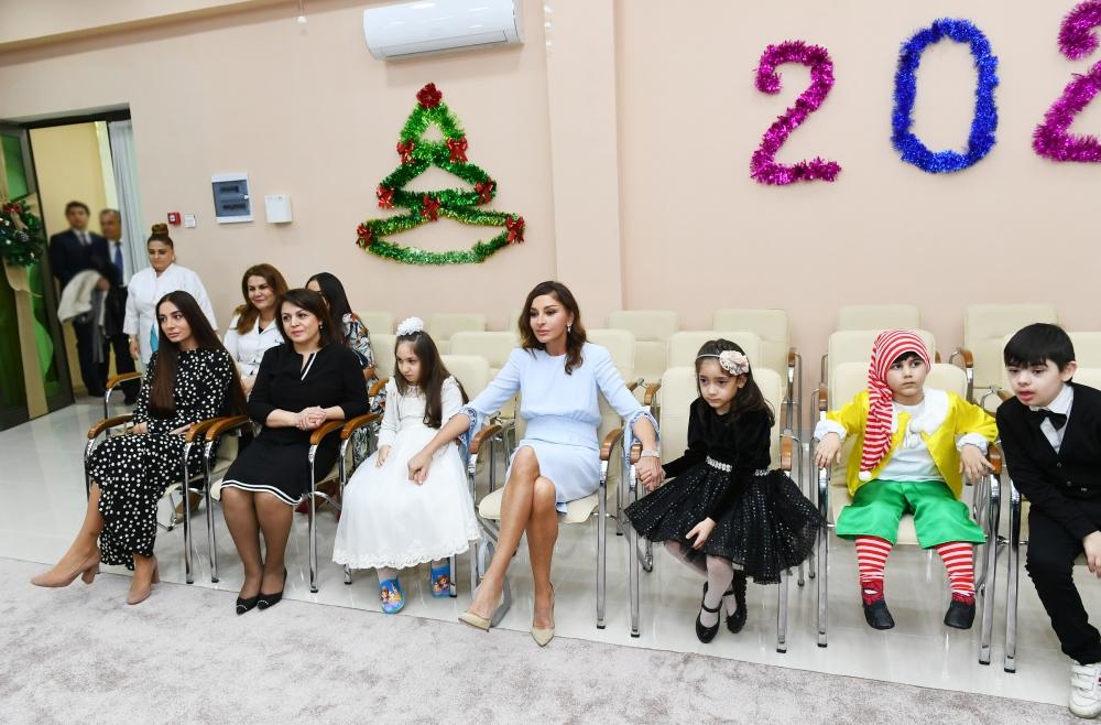 First Vice-President Mehriban Aliyeva viewed conditions created at reconstructed Children's Psycho-Neurological Center (PHOTO)