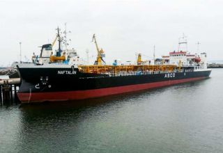 “Naftalan” tankeri əsaslı təmir olunub (FOTO)