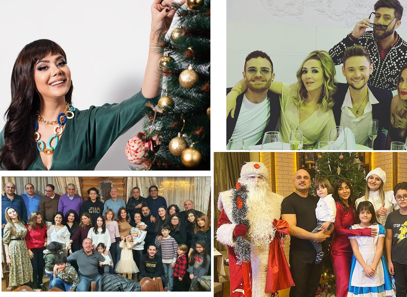 Как азербайджанские звезды встретили Новый год (ФОТО)
