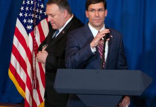 Pompeo, Esper arrive at White House after Iran attack on Iraqi base