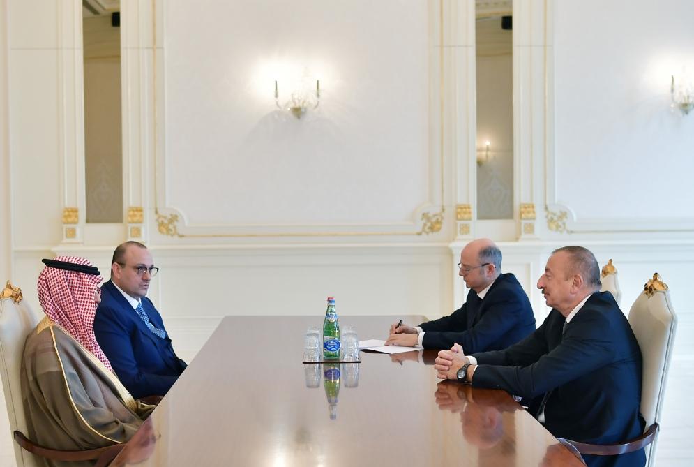 President Ilham Aliyev receives Chairman of Board of ACWA Power and Chief Executive Officer of Masdar (PHOTO)