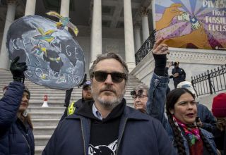 Хоакина Феникса задержали на митинге против изменения климата