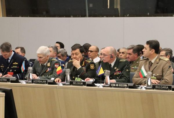 Chief of General Staff of Azerbaijani Armed Forces takes part in meeting at NATO Headquarters (PHOTO)