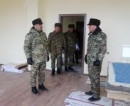 Закир Гасанов осмотрел военные объекты, на которых завершаются строительные работы (ФОТО)