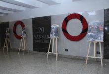 “20 Yanvar” metrostansiyasında “Tariximizin 30 illik  yarası” sərgisi açılıb (FOTO)