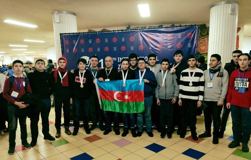 Major achievements of Azerbaijani schoolchildren at Int'l Olympiad with Azercell's support