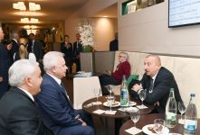 President Ilham Aliyev met with LUKOIL president in Davos (PHOTO)
