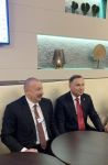 Azerbaijani president meets with Polish president in Davos (PHOTO) - Gallery Thumbnail