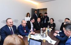 Президент Ильхам Алиев принял участие в заседании в рамках Всемирного экономического форума (ФОТО) (ВЕРСИЯ 2)